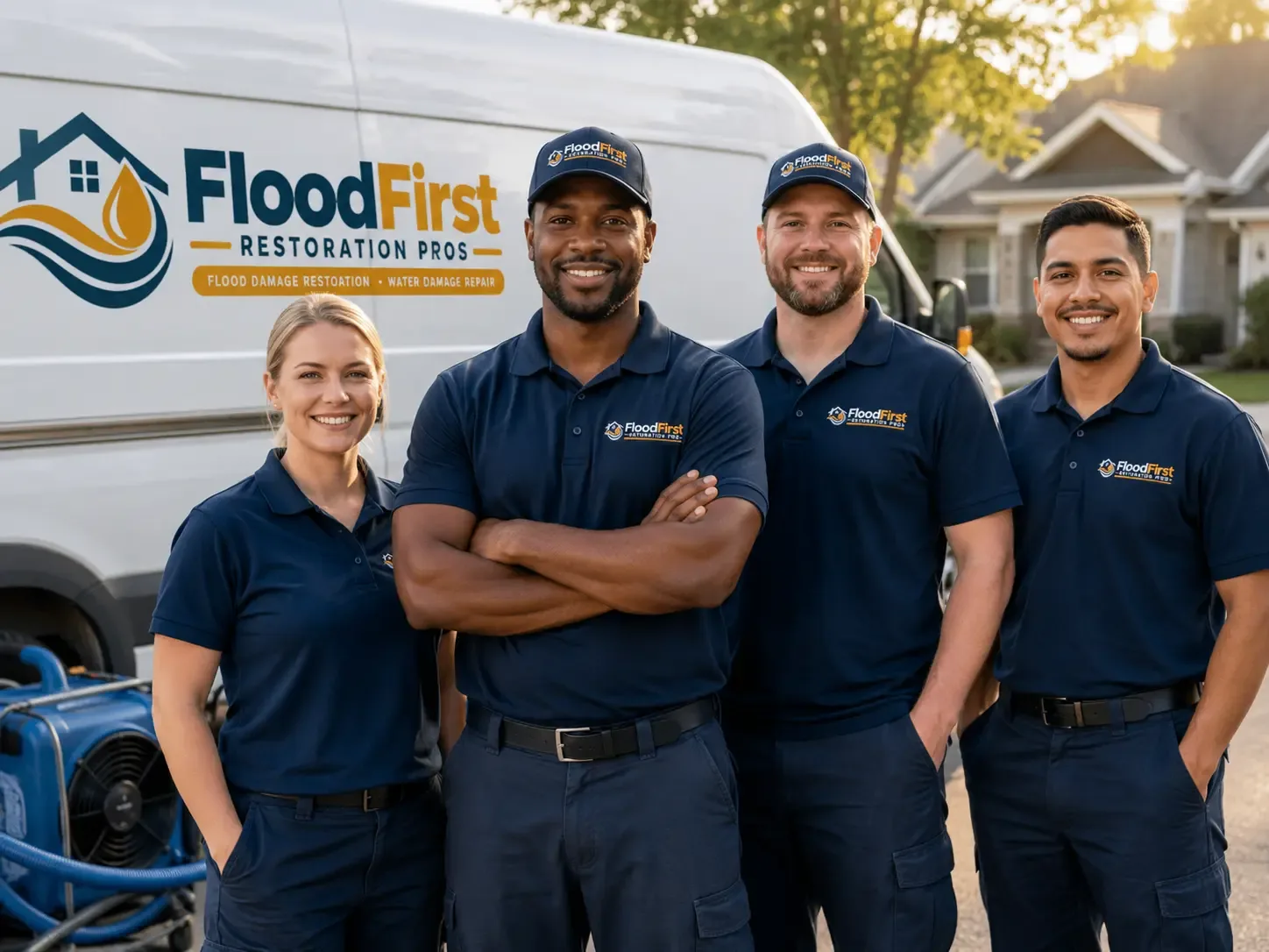 Flood Damage Restoration company in Rappahannock Academy, VA